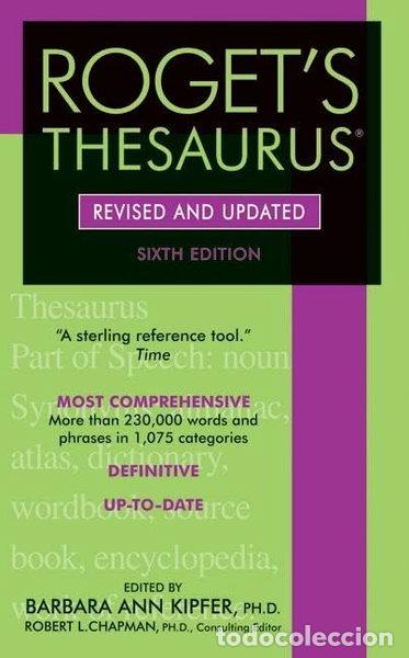 Libros: Roget's Thesaurus- 9780060094799