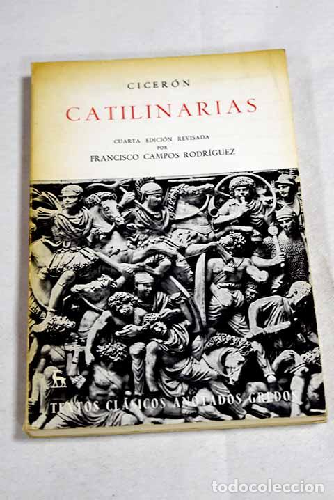 Libros: Catilinarias: Cicer&oacute;n, Marco Tulio.- Cicer&oacute;n, Marco Tulio