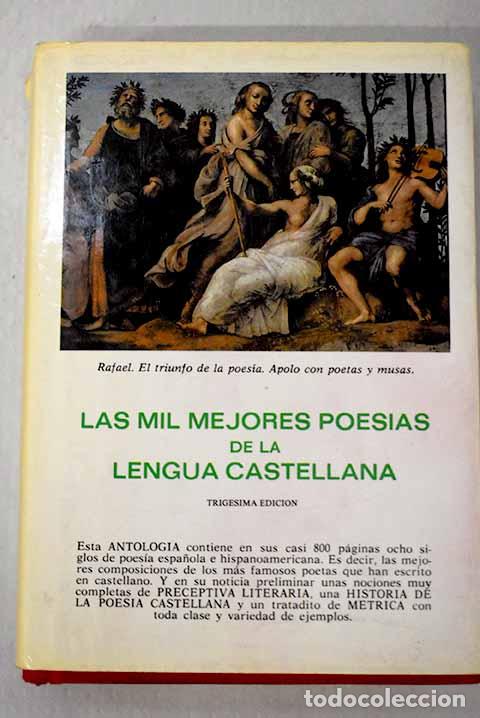 Libri di seconda mano: Las mil mejores poes&iacute;as de la lengua castellana: (ocho siglos de poes&iacute;a espa&ntilde;ola e hispanoamericana)