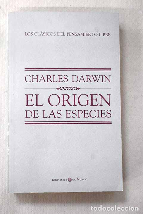 Libros: El origen de las especies.- Darwin, Charles