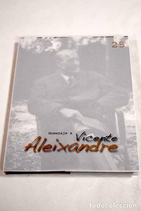 books: Homenaje a Vicente Aleixandre