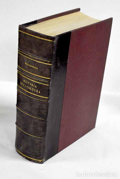 Libros: Historia de la cultura.- Ballesteros Gaibrois, Manuel