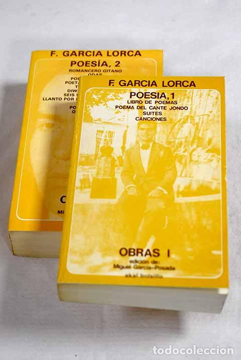 Libri di seconda mano: Poesias: Garc&iacute;a Lorca, Federico.- Garc&iacute;a Lorca, Federico