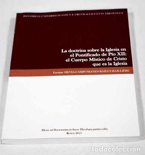 books: La doctrina sobre la Iglesia en el Pontificado de Pio XII