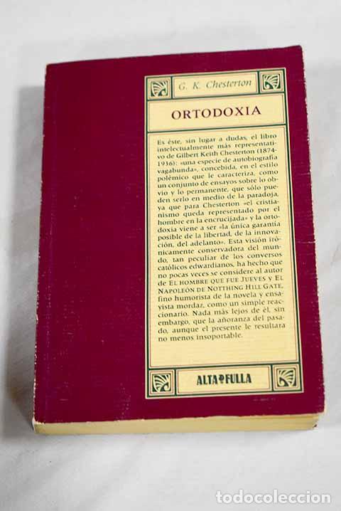 books: Ortodoxia: Chesterton, G. K..- Chesterton, G. K.