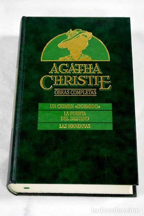 Libri di seconda mano: Un crimen dormido ; La puerta del destino ; Las manzanas.- Christie, Agatha