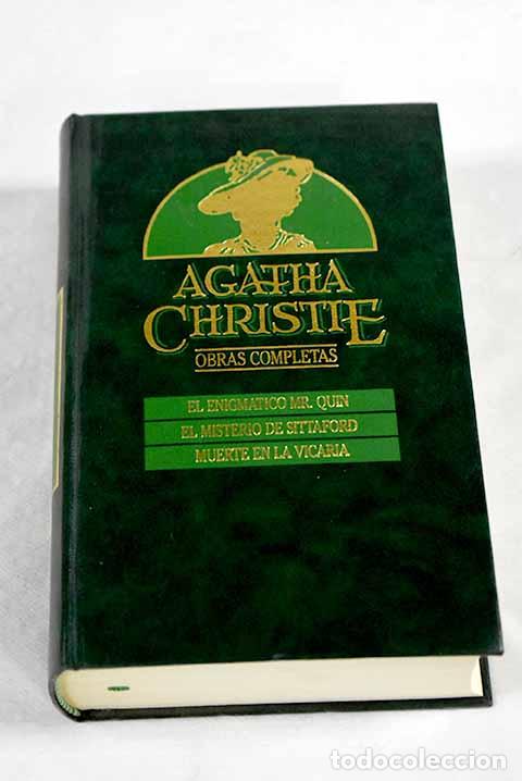 books: El enigm&aacute;tico Mr. Quin ; El misterio de Sittaford ; Muerte en la vicar&iacute;a.- Christie, Agatha
