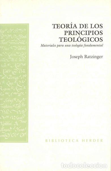Libros: Teor&iacute;a de los principios teol&oacute;gicos- 9788425415111