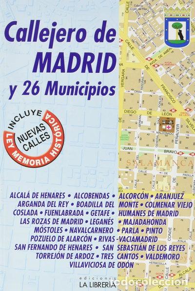 Libros: Callejero de Madrid y 26 municipios- 9788498734492