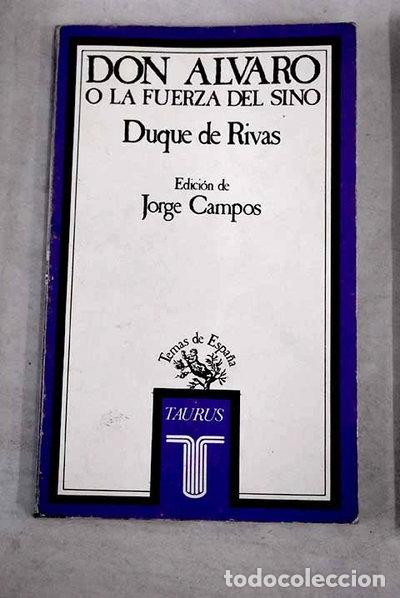 books: Don &Aacute;lvaro o la fuerza del sino- 9788430640164
