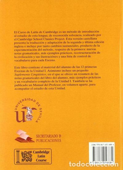 Livres: Curso de Lat&iacute;n de Cambridge Libro del Alumno Unidad I- 9788474056884
