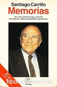 Libros: Memorias - Santiago Carrillo - Foto 1