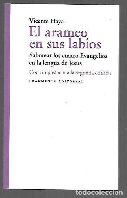 B&uuml;cher: ARAMEO EN SUS LABIOS - EL. SABOREAR LOS CUATRO EVANGELIOS EN LA LENGUA DE JESUS - HAYA, VICENTE