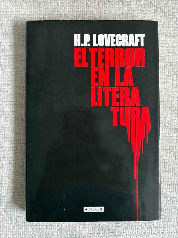 Libros: El terror en la literatura - H.P.Lovecraft