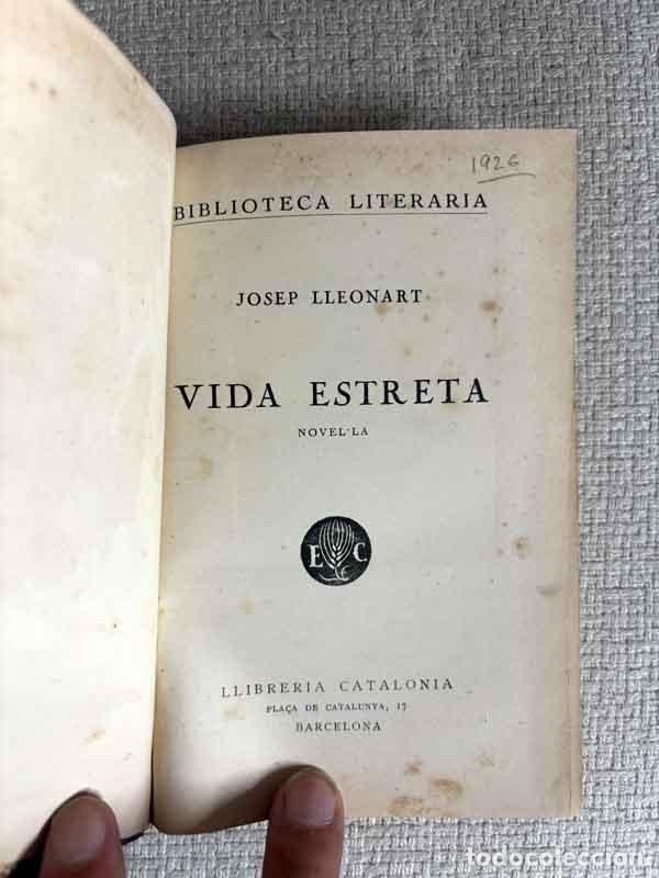 Libros: Vida estreta - Josep Lleonart - Foto 2