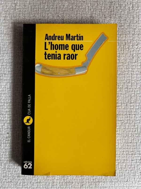 Libros: L'home que tenia raor - Andreu Mart&iacute;n