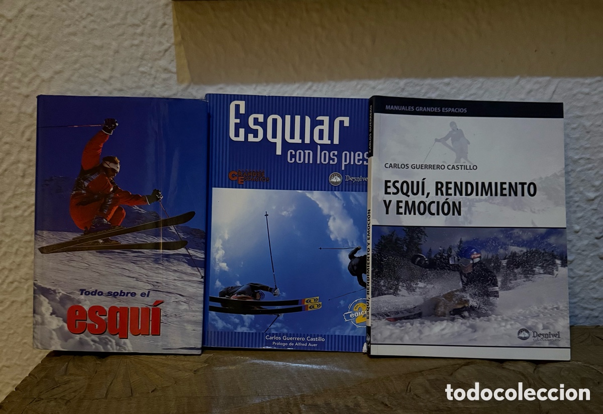 Libros: Lote 3 Libros / Manuales de Esqu&iacute; Alpino (Desnivel y K&ouml;nemann)