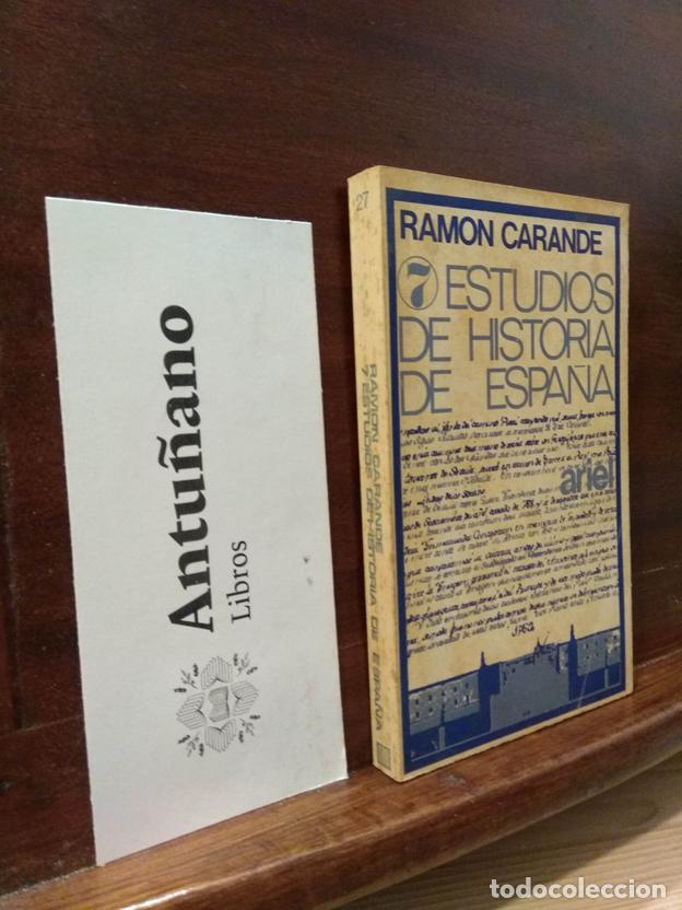 books: Siete estudios de historia de Espa&ntilde;a (Ariel quincenal)