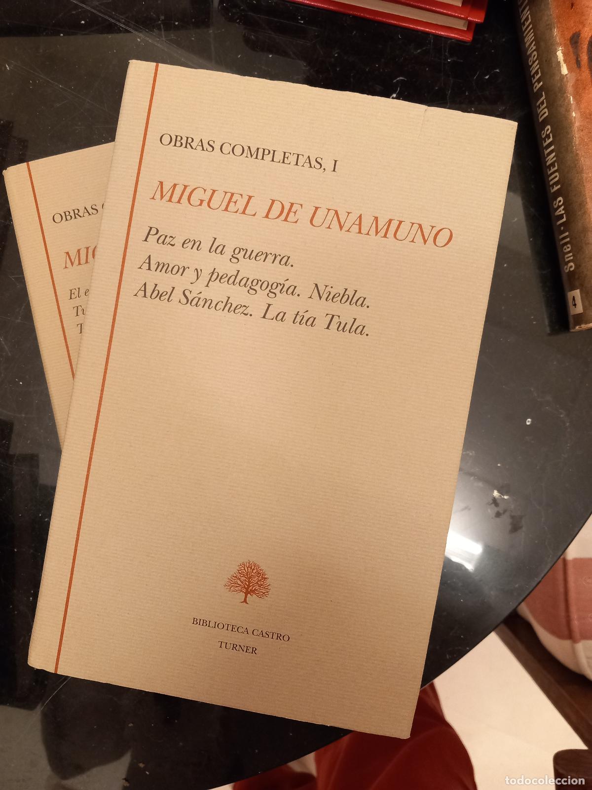 Libri di seconda mano: OBRAS COMPLETAS DE MIGUEL DE UNAMUNO. VOL. I y II - UNAMUNO, MIGUEL DE