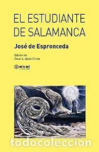 Libros: El estudiante de Salamanca - Jos&eacute; de Espronceda