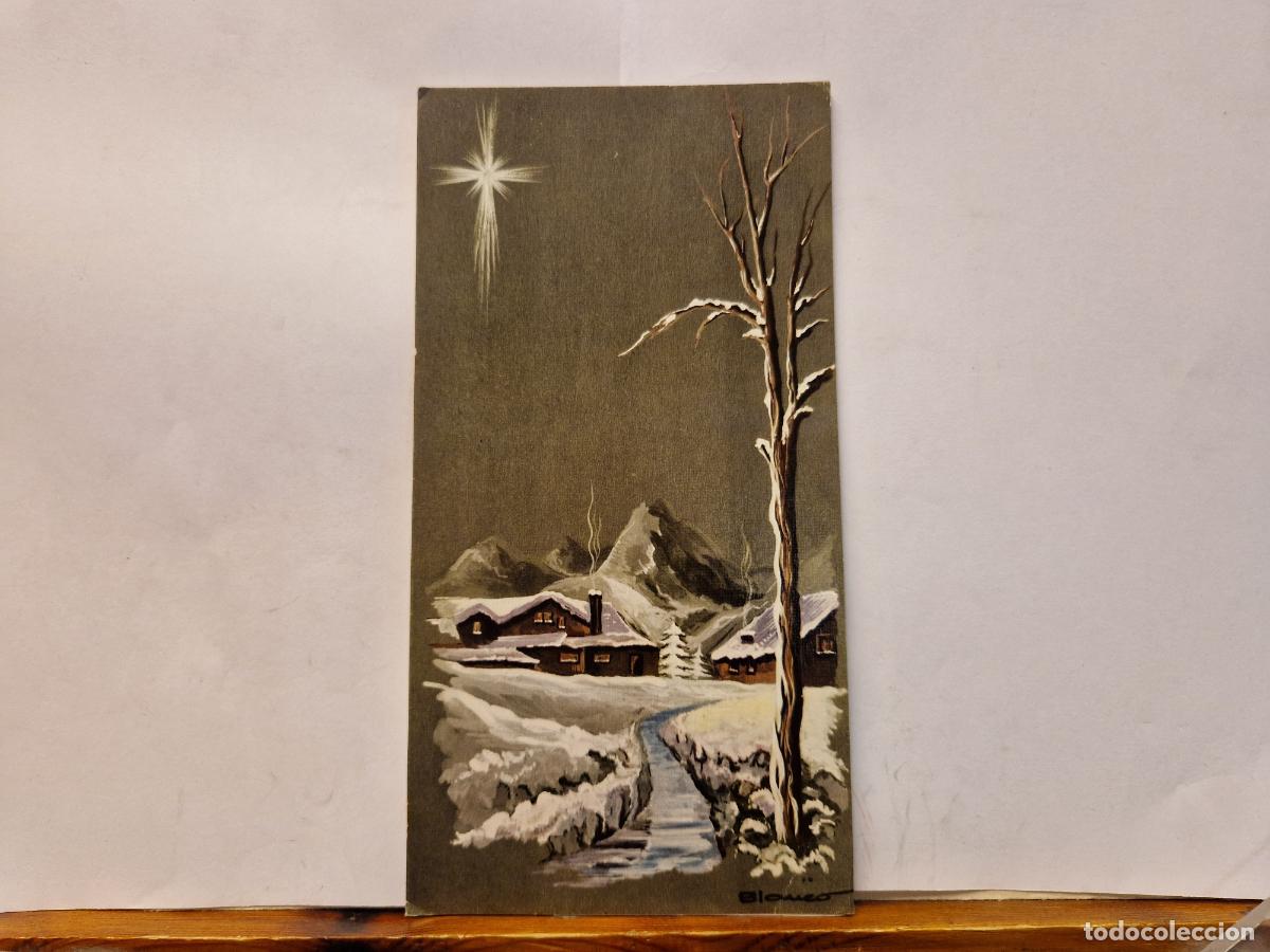 Libros: BONITA POSTAL CIRCULADA. DIPTICO. FELIZ NAVIDAD Y PROSPERO A&Ntilde;O NUEVO. NADAL 1967