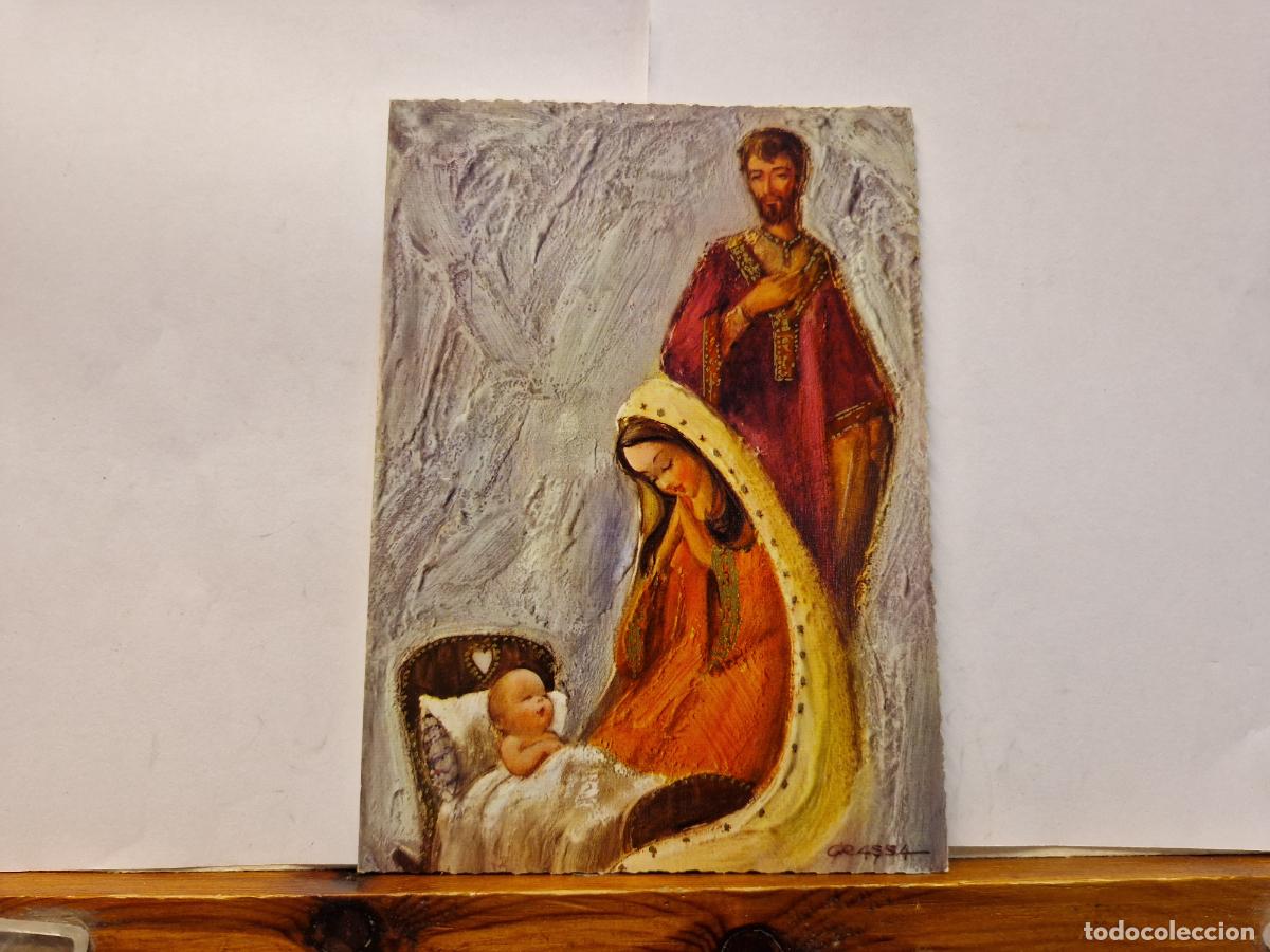 Libros: BONITA POSTAL CIRCULADA. DIPTICO. FELIZ NAVIDAD Y PROSPERO A&Ntilde;O NUEVO. 1968