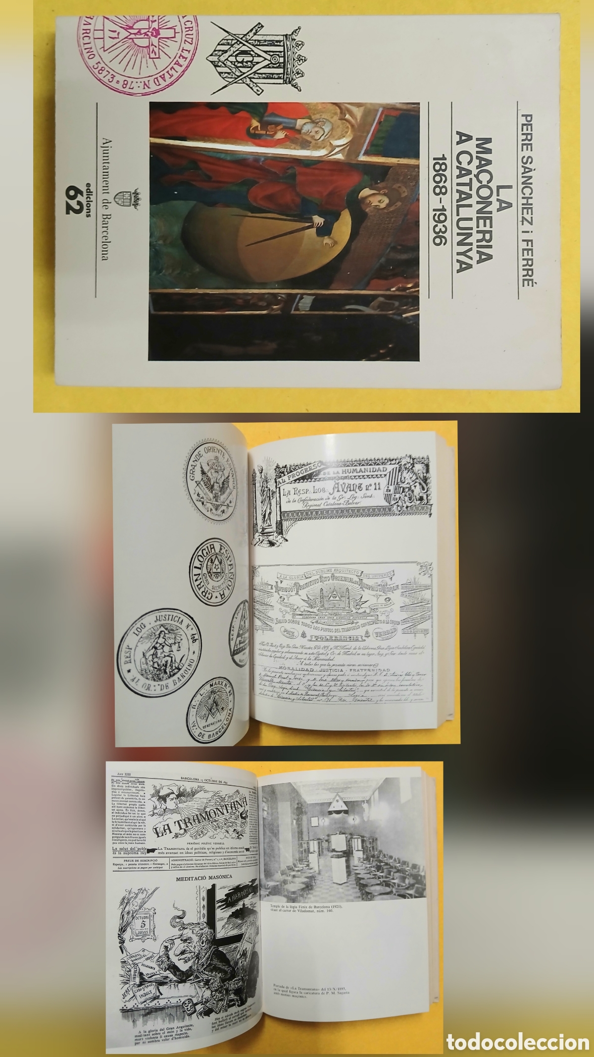 Libros: La ma&ccedil;oneria a Catalunya 1868-1936