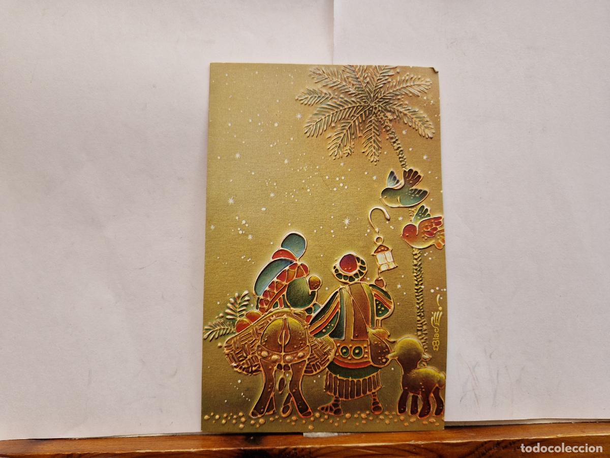 Libros: BONITA POSTAL. CIRCULADA. FELIZ NAVIDAD Y PROSPERO A&Ntilde;O NUEVO. IZASA S.L. DEL CATALAN. 1981