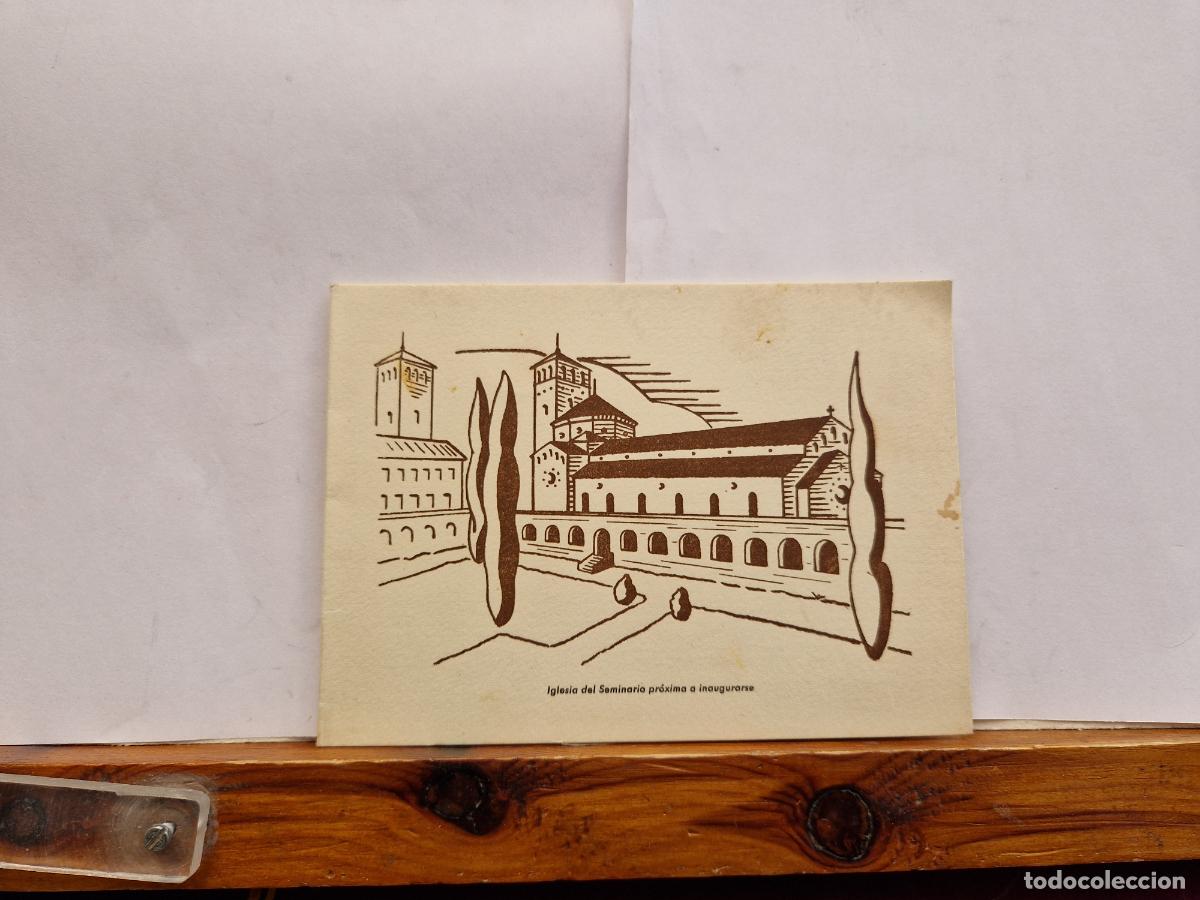 Libros: BONITA POSTAL. CIRCULADA. FELIZ NAVIDAD Y PROSPERO A&Ntilde;O NUEVO. SEMINARIO CONCILIAR DE VICH 1962
