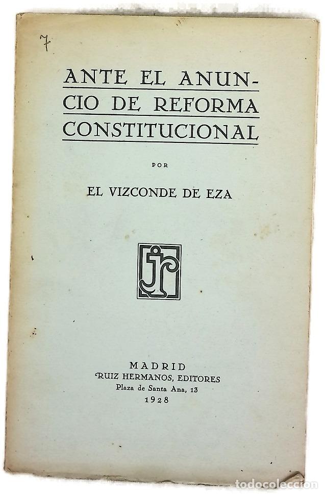 Libros: Ante el anuncio de reforma constitucional