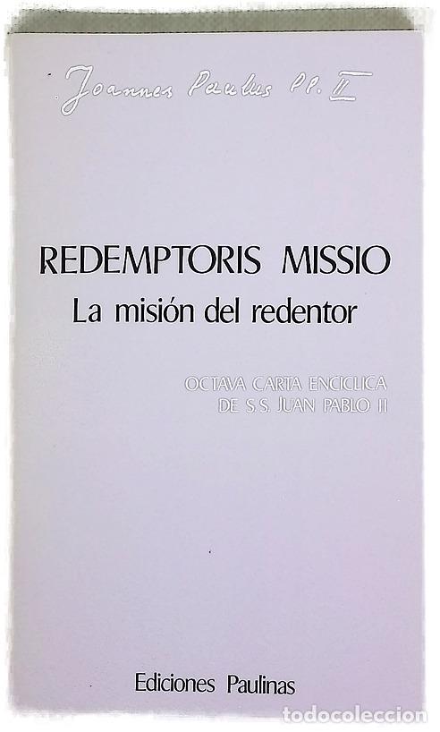 Libros: Redemptoris missio la misi&oacute;n del redentor
