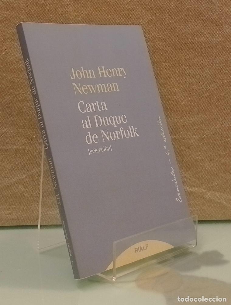 Libros: Carta al duque de Norfolk. Sobre el desarrollo de la doctrina cristiana - John Henry Newman