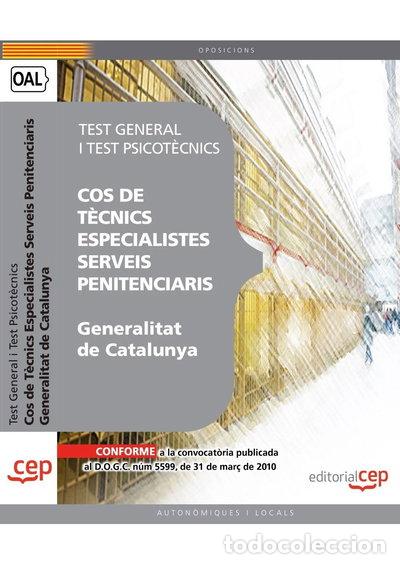 books: Cos de T&eacute;cnics Especialistes Serveis Penitenciaris Generalitat Cata- 9788499377971