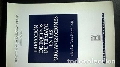 Livres: Direcci&oacute;n de equipos de trabajo en las organizaciones- 9788447012442