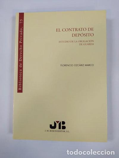 Libri di seconda mano: El contrato de dep&oacute;sito- 9788476984192