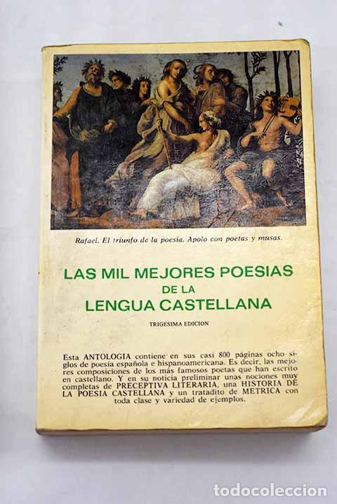 books: Las mil mejores poes&iacute;as de la lengua castellana: (ocho siglos de poes&iacute;a espa&ntilde;ola e hispanoamericana)