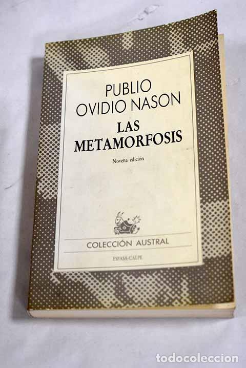 Libros: Las metamorfosis: Ovidio Nas&oacute;n, Publio.- Ovidio Nas&oacute;n, Publio