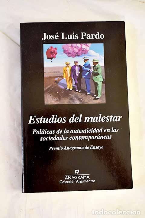 books: Estudios del malestar: pol&iacute;ticas de la autenticidad en las sociedades contempor&aacute;neas