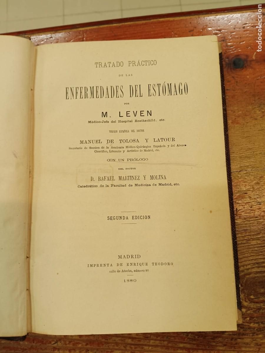 B&uuml;cher: LEVAN.M - Tratado pr&aacute;ctico de las enfernedades del est&oacute;mago
