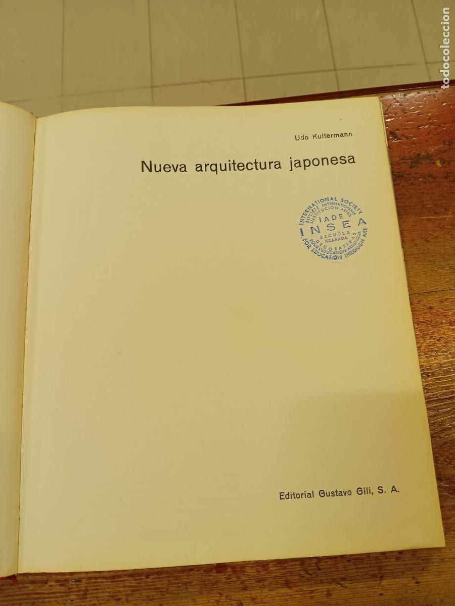 Libros: KULTERMANN, UDO - Nueva arquitectura japonesa. - Foto 2