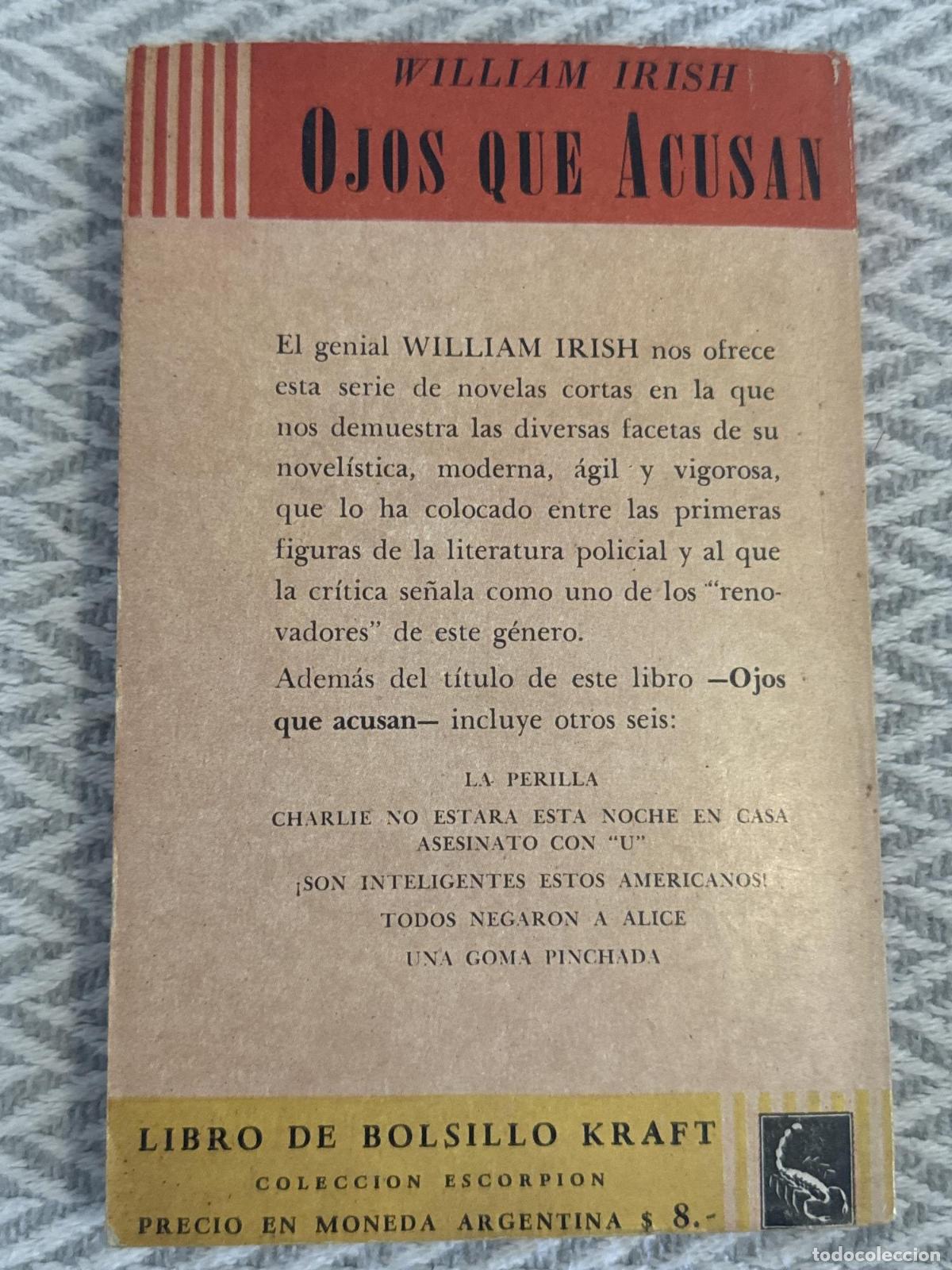 Libros: Ojos que acusan - William Irish - Foto 3
