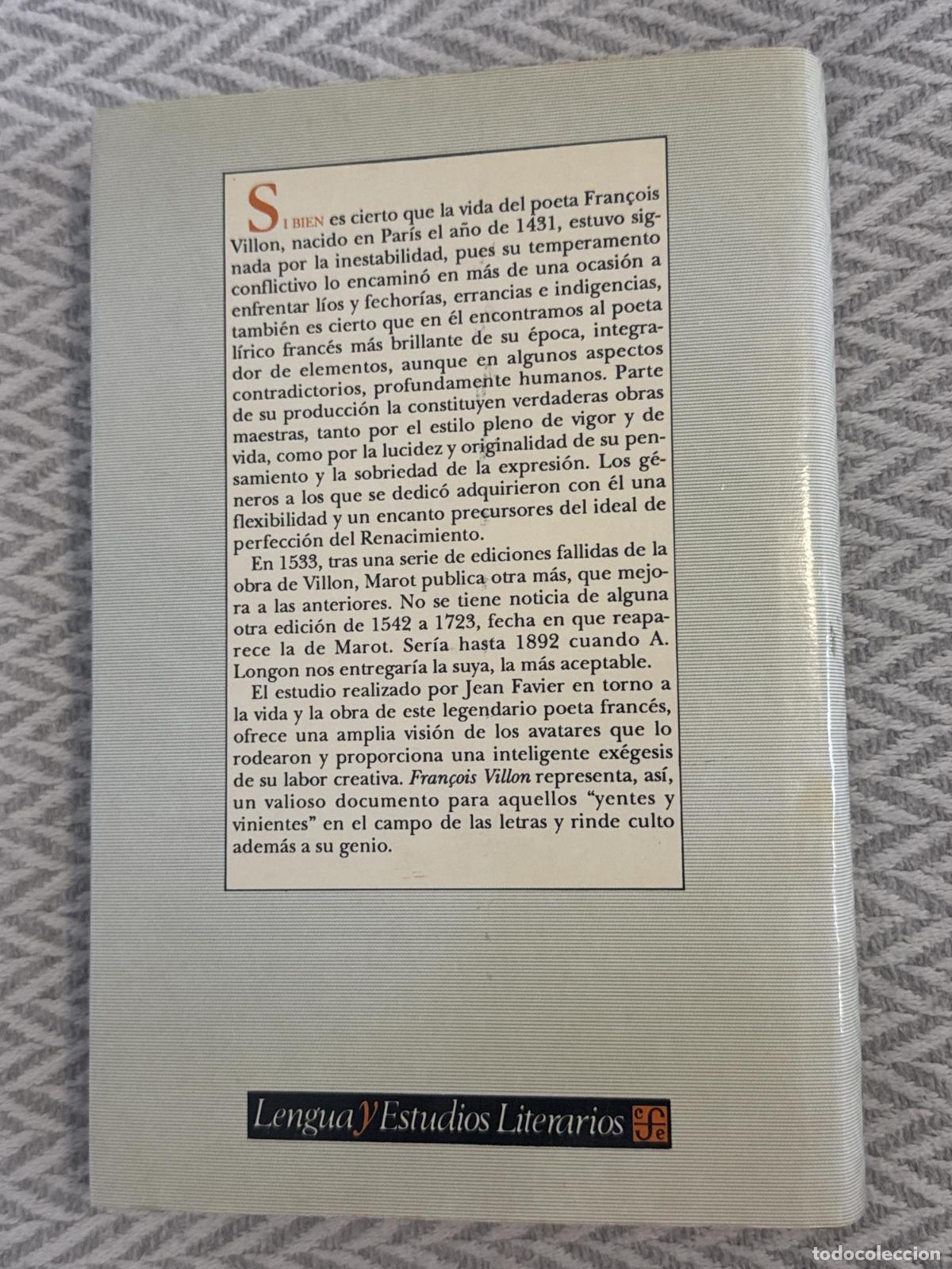 Libros: Fran&ccedil;ois Villon - Jean Favier - Foto 3