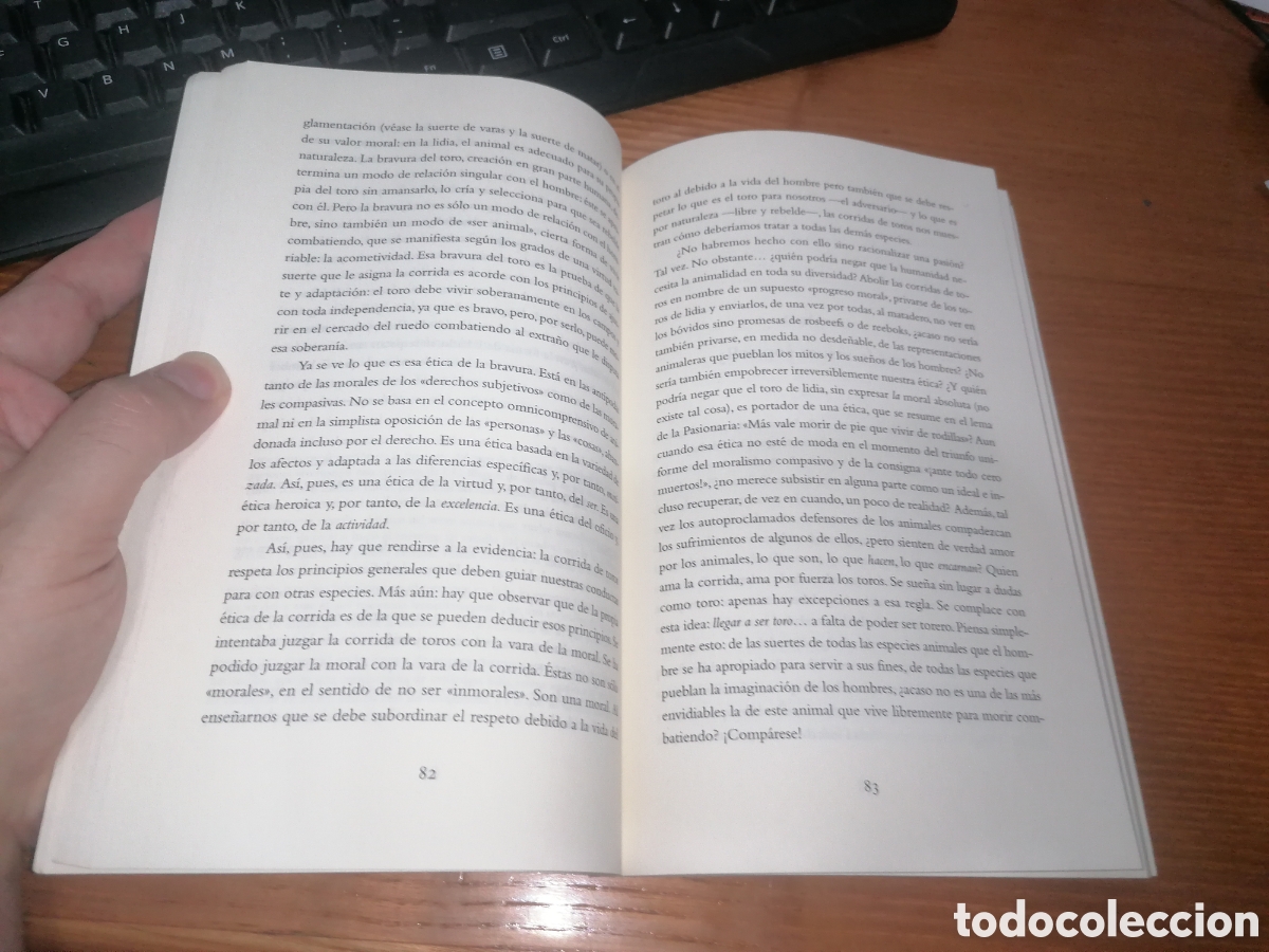 Libros: Libro: FILOSOF&Iacute;A DE LAS CORRIDAS DE TOROS Francis Wolff - Foto 4