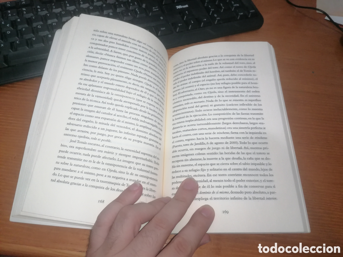 Libros: Libro: FILOSOF&Iacute;A DE LAS CORRIDAS DE TOROS Francis Wolff - Foto 5