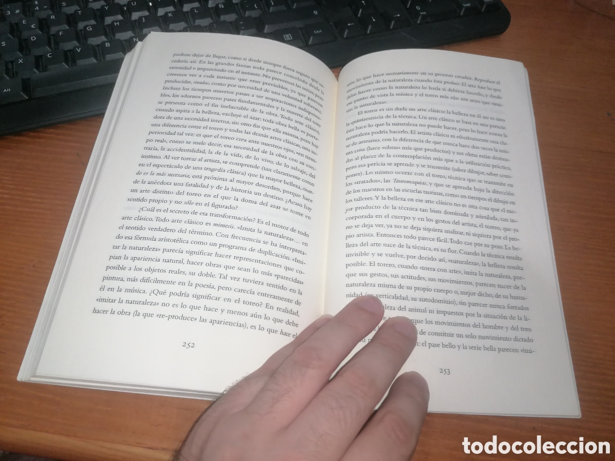 Libros: Libro: FILOSOF&Iacute;A DE LAS CORRIDAS DE TOROS Francis Wolff - Foto 7