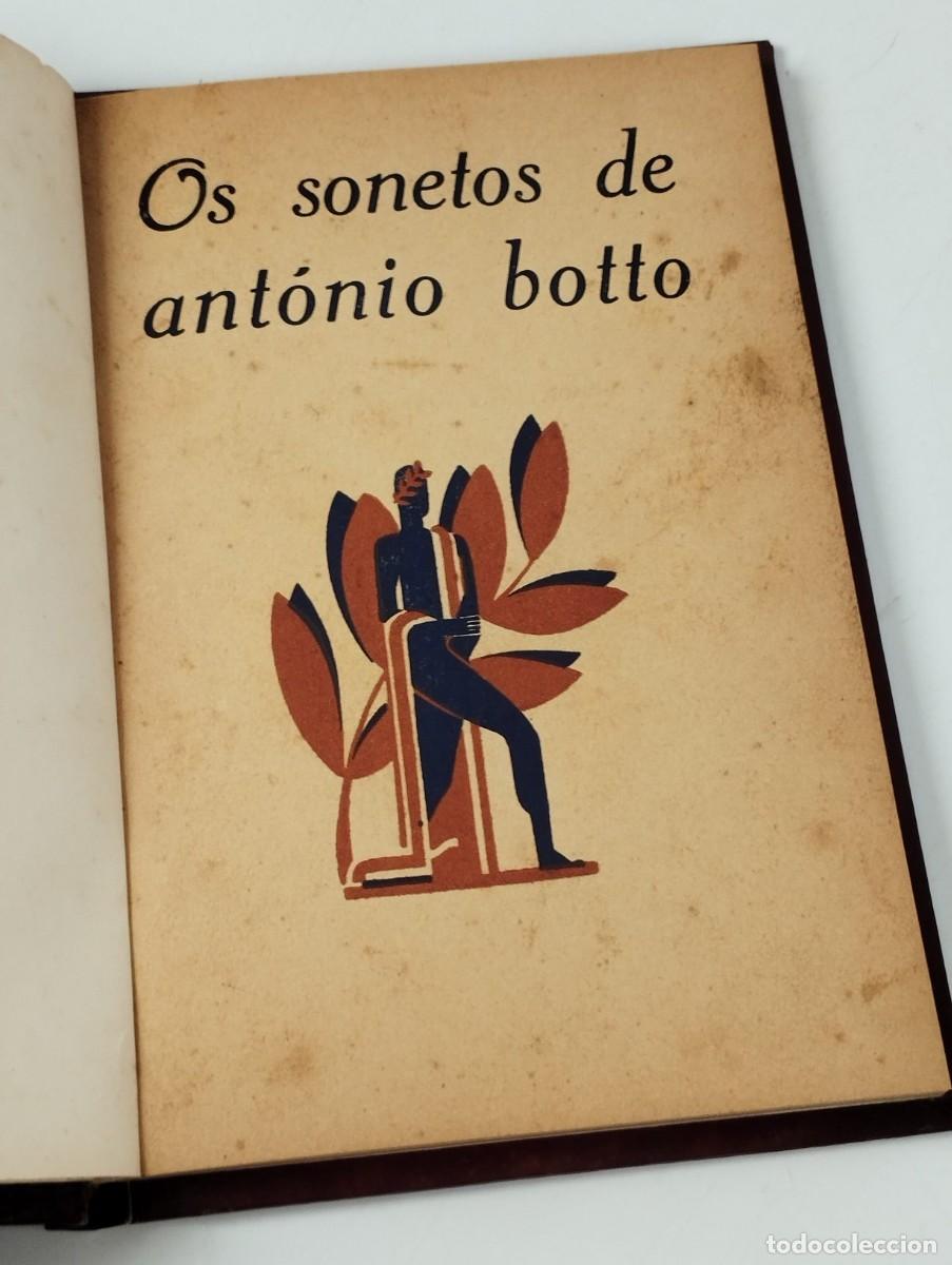 B&uuml;cher: OS SONETOS DE ANT&Oacute;NIO BOTTO &ndash; 1965 &ndash; Edi&ccedil;&atilde;o Invulgar com as capas originais de brochura.