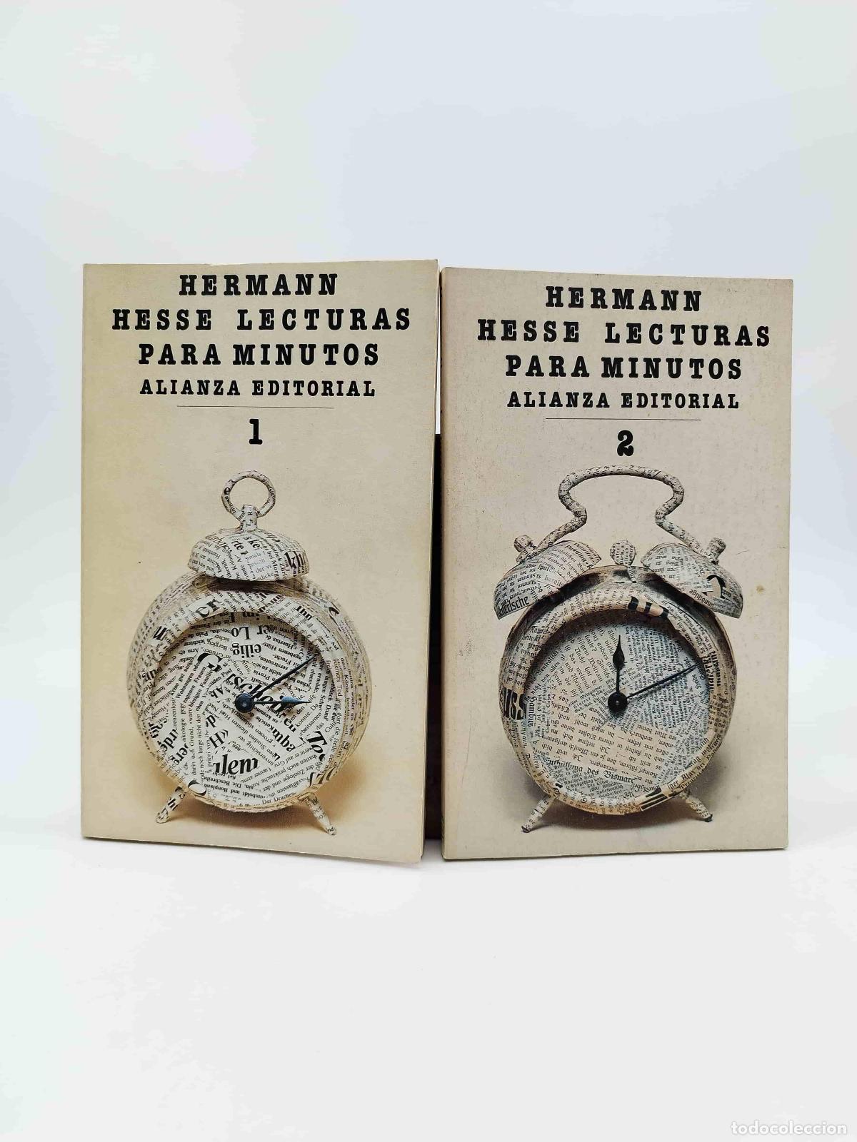 books: HESSE, Hermann. - Lecturas para minutos (2 vol&uacute;menes).