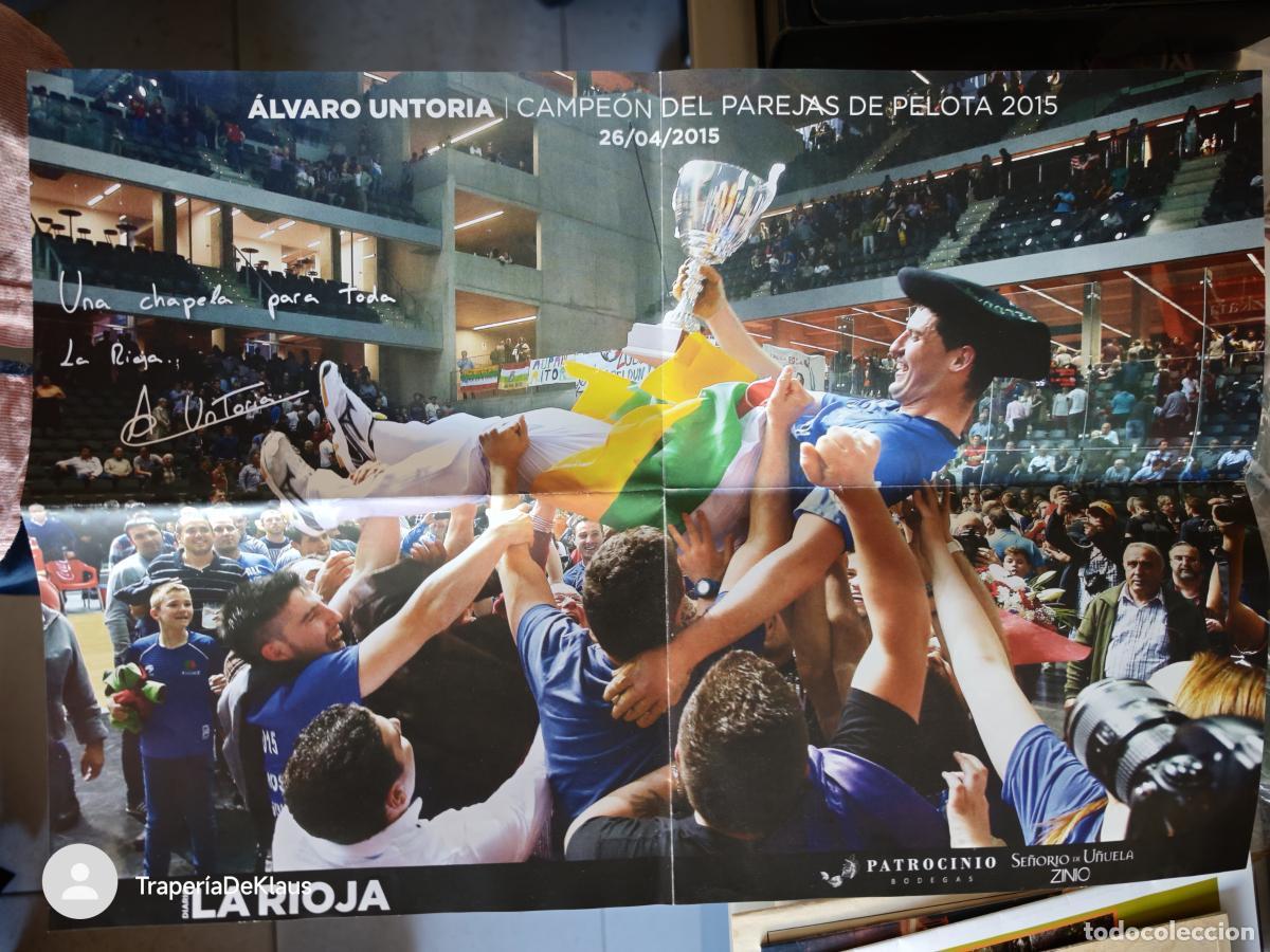 Libros: poster alvaro untoria - campeon parejas 2015 - tdk13p -