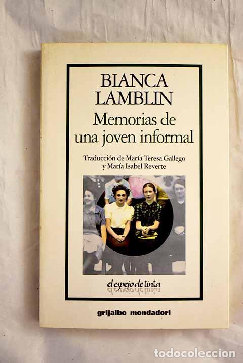 Libros: Memorias de una joven informal.- Lamblin, Bianca