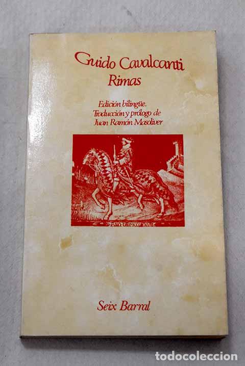 Libros: Rimas: Cavalcanti, Guido.- Cavalcanti, Guido - Foto 1